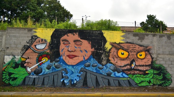 graffiti-Berta Caceres